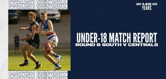Under-18 Match Report: Round 8 vs Central District